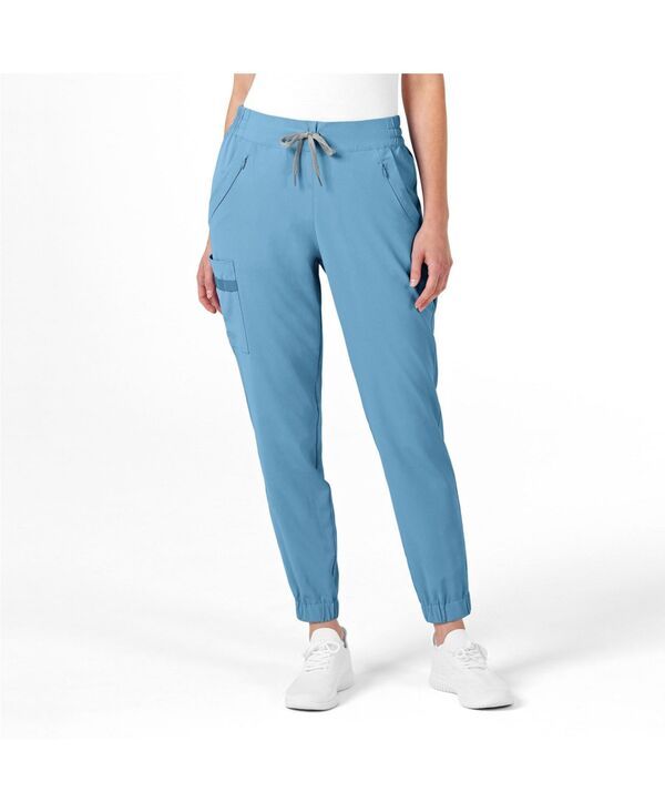 ウィンク レディース ボトムス カジュアルパンツ プチ Wink Petite RENEW Jogger Scrub Pant Bay blue ブルー
