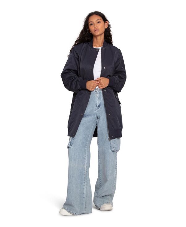 ベルアンドブルーム レディース アウター ジャケット・ブルゾン Belle Bloom Womens Chasing You Long Bomber Jacket Navy ネイビー 46,080円