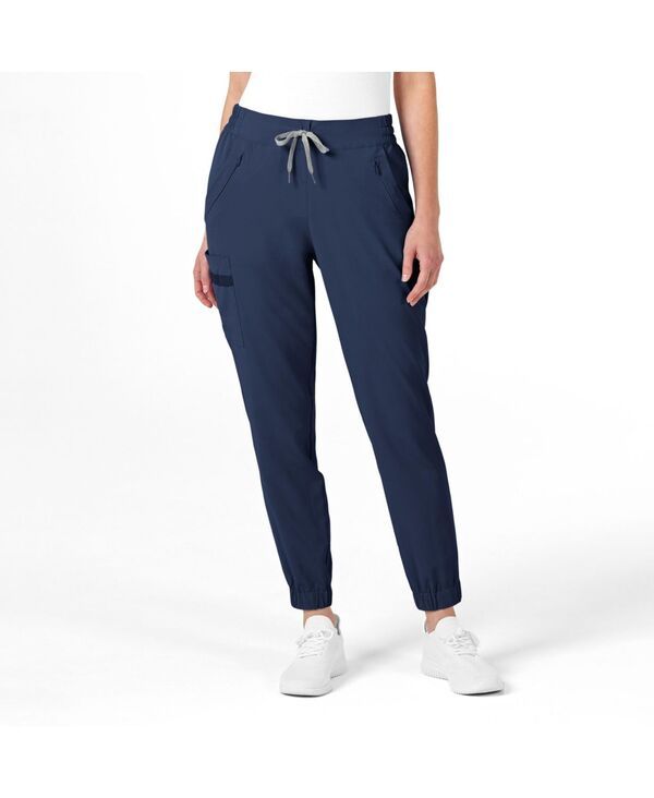 ウィンク レディース ボトムス カジュアルパンツ プチ Wink Petite RENEW Jogger Scrub Pant Navy ネイビー