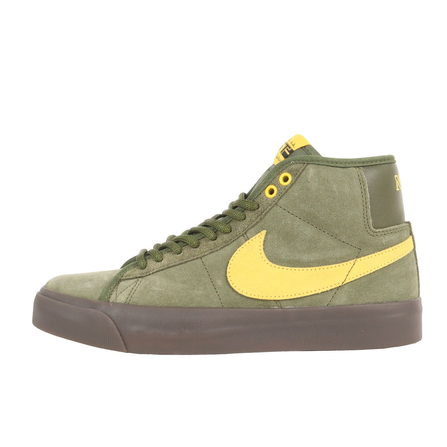 NIKE ナイキ サイズ:US8.5(26.5cm) | ANTIHERO ZOOM BLAZER MID QS (HM5838-300) | アンタイヒーロー ズーム ブレザー ミッド | ラフグリーン×アマリロ | ミドルカット【中古】