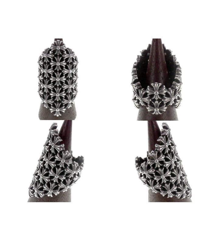 クロムハーツ CHROME HEARTS 【 CHAIN MAILLE RING SML PLUS