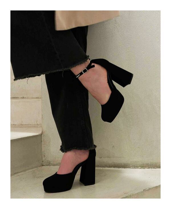ロンドンラグ レディース シューズ サンダル プラットフォーム アンクル ヒール London Rag Womens Hettie Rhinestone Detail Ankle Straplatfo
