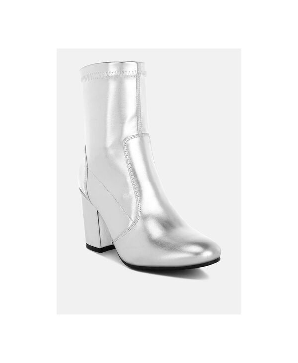 ラグアンドコー レディース シューズ ブーツ・レインブーツ トール レザー Rag Co Rag and CO Womens Tirana Metallic Pleather Sock Boot si