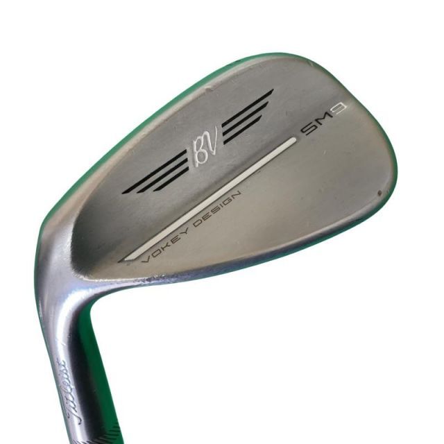 【中古】 タイトリスト VOKEY SPIN MILLED SM9 ツアークロム 52°/08°F レフティ ウェッジ WG 純正特注シャフト (フレックスその他) メンズ 男性用 左利き レフティ 左用 Dランク ゴルフクラブ
