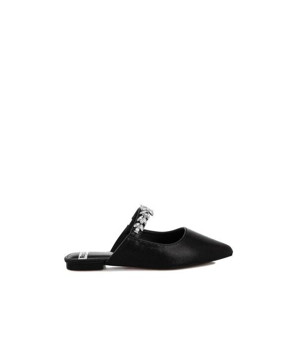 ラグアンドコー レディース シューズ サンダル Rag Co Magnum Diamante Strap Glitter Mules Black ブラック