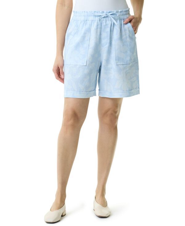 グロリアバンデービルト レディース ボトムス ハーフパンツ・ショーツ ショートパンツ リネン Gloria Vanderbilt Womens Linen Pull On Drawstring Sho