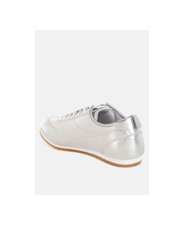 ラグアンドコー レディース シューズ スニーカー トール レザー フェイクレザー Rag Co Rag and Co Womens Astylos Metallic Faux Leather Snea