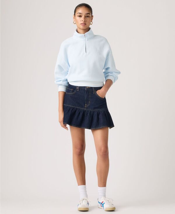 リーバイス レディース ボトムスカート ミニ Levis Womens MidRise Flounce Mini Skirt Reign Of The Rinse 10,514円