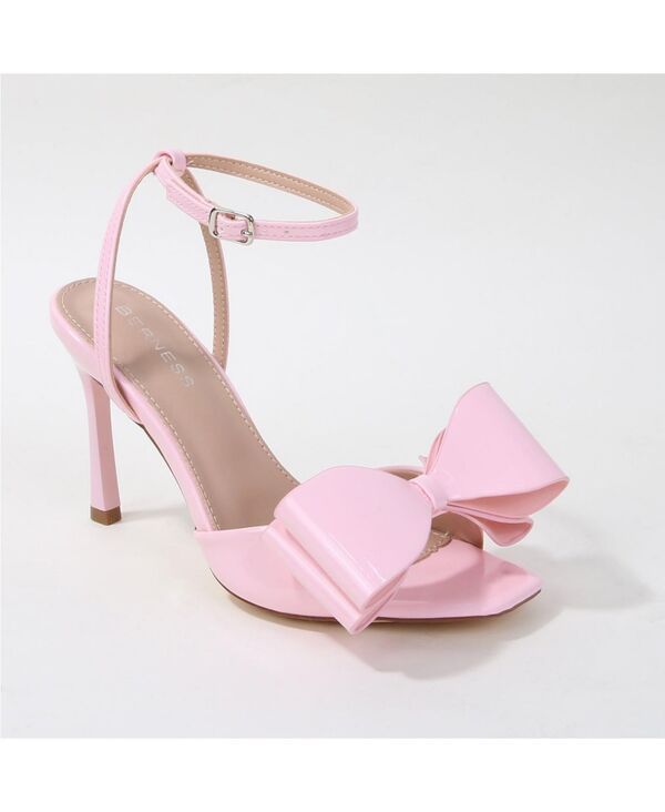 バーネス レディース シューズ サンダル ヒール BERNESS Cleva Oversized Bow Heels Pink ピンク