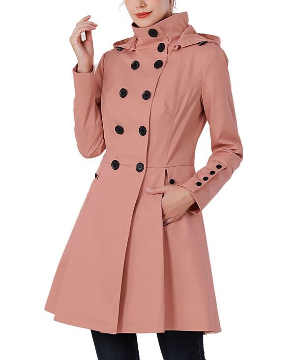 キミアンドカイ レディース アウター ジャケット・ブルゾン コート kimi kai Womens Adele Hooded Trench Coat Guava 36,270円