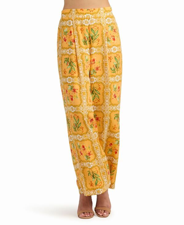ビーシーエックス レディース ボトムス カジュアルパンツ プリーツ BCX Womens Pleated WideLeg Pants Pat J