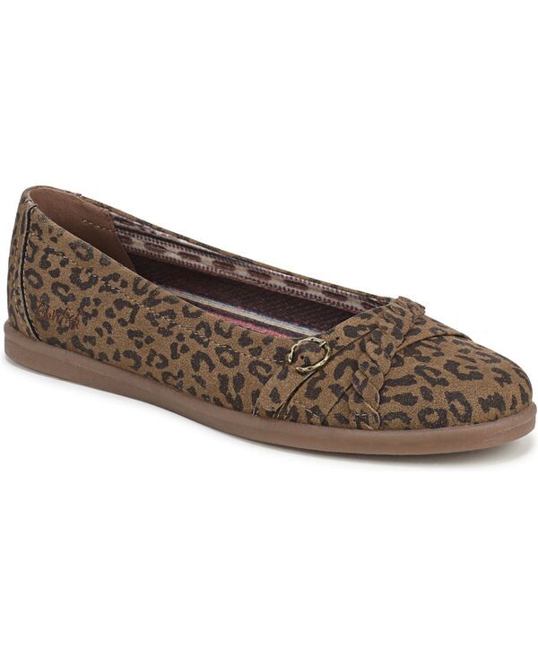 ブローフィッシュマリブ レディース シューズ スリッポン・ローファー Blowfish Malibu Womens Parisian SlipOn Ballet Flats Leopard Faux