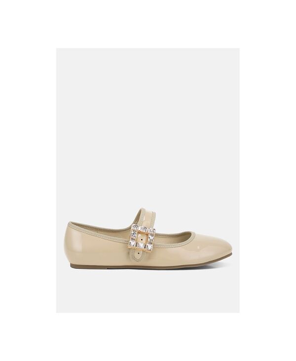 ラグアンドコー レディース シューズ サンダル Rag Co Upstage Brooch Mary Jane Sandals Beige ベージュ