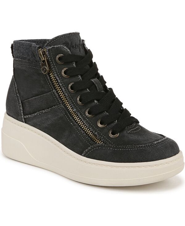 ブローフィッシュマリブ レディース シューズ スニーカー Blowfish Malibu Womens Camden Wedge High Top Sneakers Black Distressed