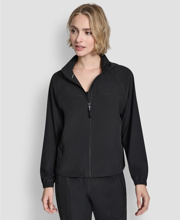 ダナ キャラン ニューヨーク レディース アウター ジャケット・ブルゾン DKNY Womens Commuter FullZip Jacket Black ブラック 14,950円