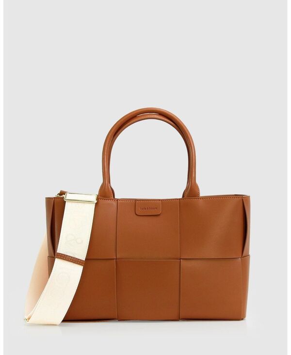 ベルアンドブルーム レディース バッグ Belle Bloom Long Way Home Woven Tote Camel キャメル