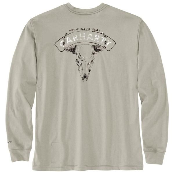 カーハート メンズ トップス Tシャツ グラフィック Carhartt 107074 Flame Resistant Force Loose Fit Lightweight Graphic TShir