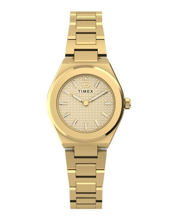 タイメックス レディース アクセサリー 腕時計 Tシャツ Timex Womens Quartz Analo goldTone Stainlessteel Watch 24mm Gold ゴールド