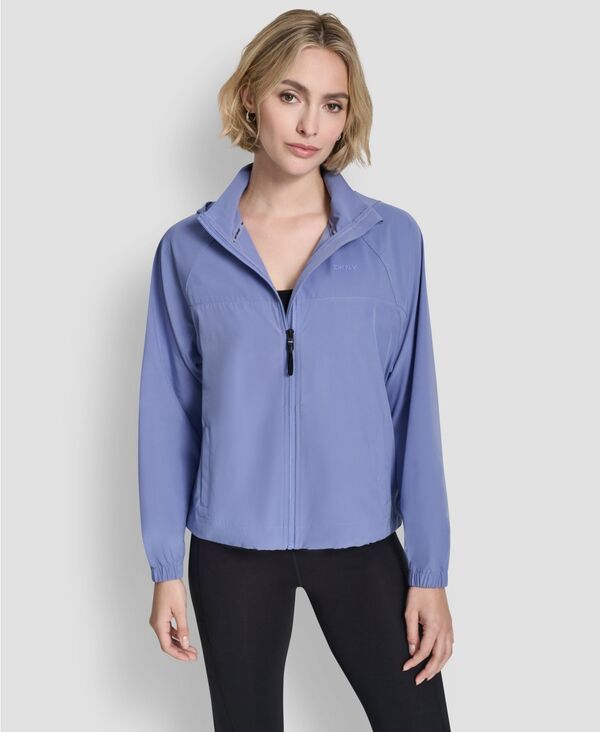 ダナ キャラン ニューヨーク レディース アウター ジャケット・ブルゾン DKNY Womens Commuter FullZip Jacket Bluestone