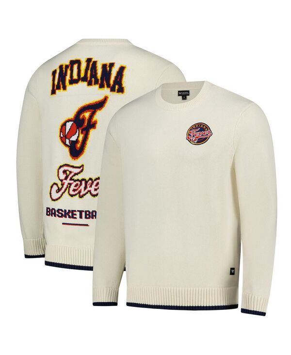 ザワイルドコレクティブ メンズ アウター パーカー・スウェット セーター The Wild Collective Mens and Womens Cream Indiana Fever Jacquar