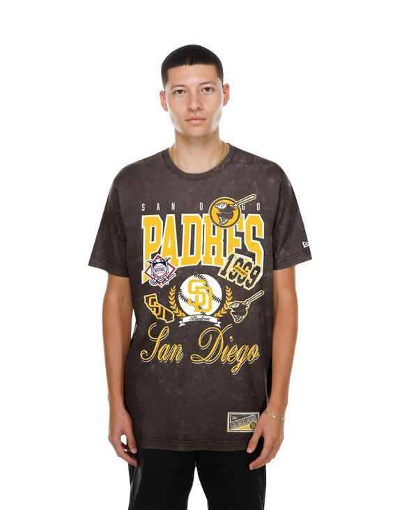 ニューエラ メンズ トップス Tシャツ New Era Mens Brown San Diego Padres Mineral Wash TShirt Brown ブラウン 12,735円
