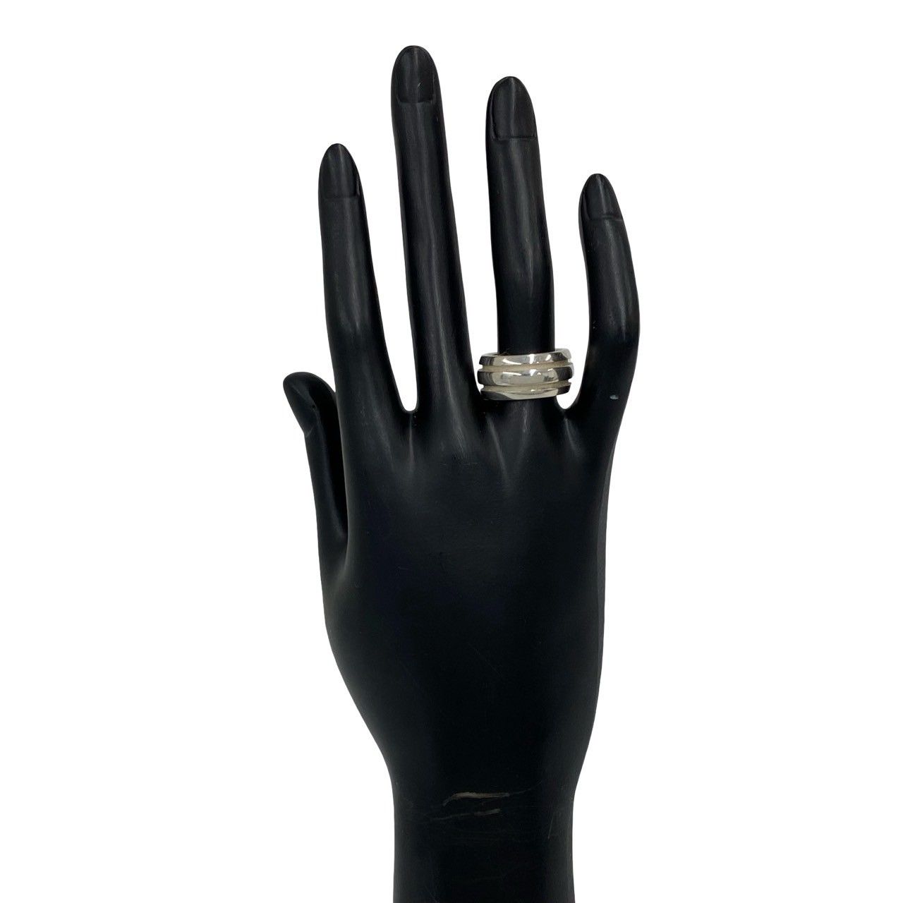 極 美品 TIFFANY&Co. ティファニー ヴィンテージ グルーブド ダブル