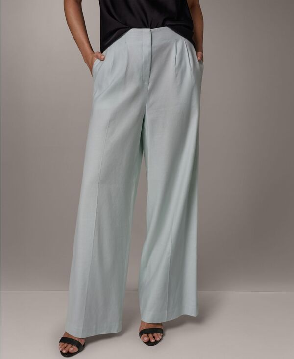 ダナ キャラン ニューヨーク レディース ボトムス カジュアルパンツ プリーツ Donna Karanew York Womens Pleated WideLeg Pantskylight