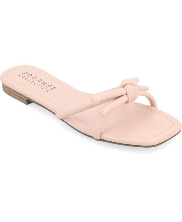 ジュルネ コレクション レディース シューズ サンダル Journee Collection Womensoma Flat Sandals Pink ピンク