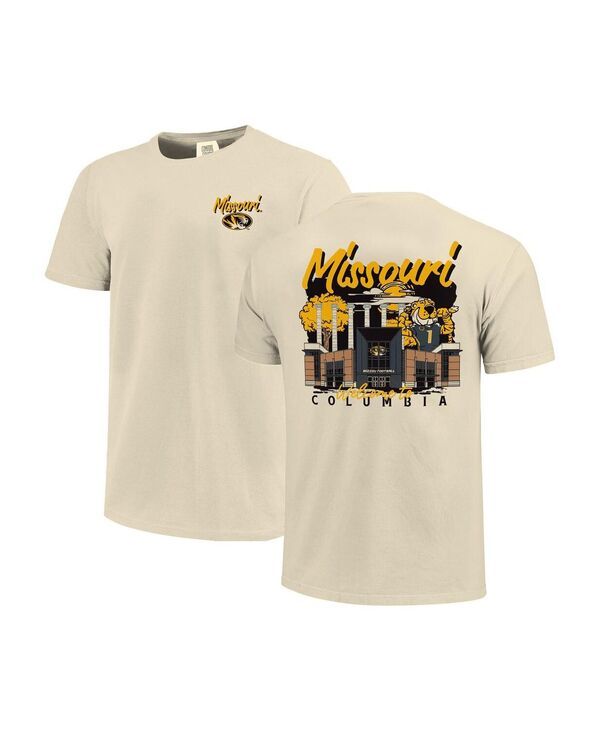 イメージワン メンズ トップス Tシャツ Image One Mens Natural Missouri Tigers Comfort Colors HandDrawn Campustack TShi
