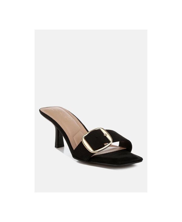 ロンドンラグ レディース シューズ サンダル London Rag Womens Acacia Buckle Strap Slip On Sandals Black ブラック 12,946円