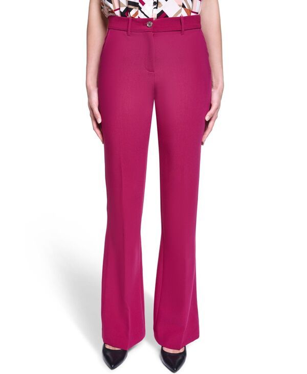 カール ラガーフェルド レディース ボトムス カジュアルパンツ KARLAGERFELD PARIS Womens MidRise Flare Pants Currant
