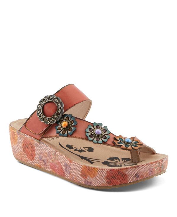 ラリティステ レディース シューズ サンダル LArtiste womenspring Step Blissbloom Peach multi ピーチ