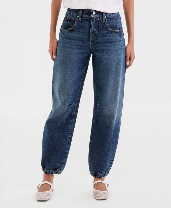 アイエヌシー インターナショナル コンセプト レディース ボトムス デニムパンツ アンクル ジーンズ INC International Concepts Womens HighRise Barrel