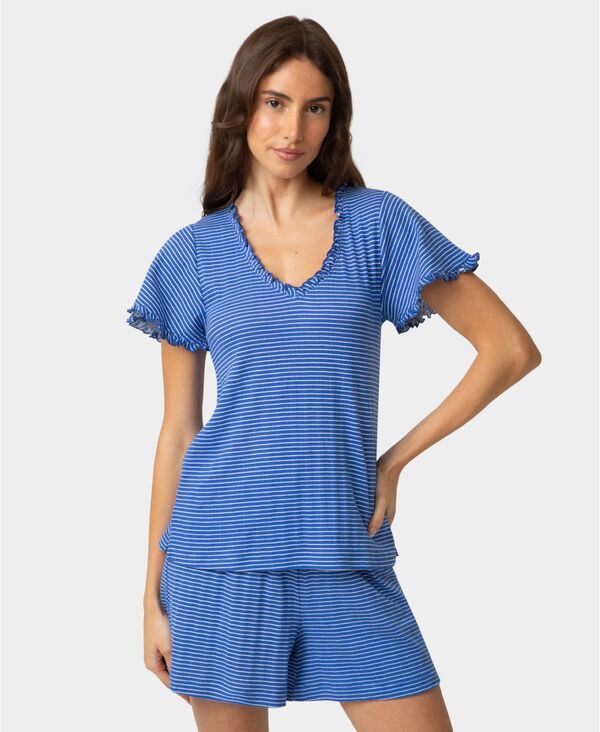 ヒュー レディース アンダーウェア ナイトウェア Hue Womens RelaxedFit Pajamas Boxers Dazzling B