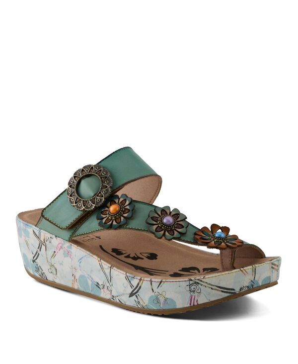 ラリティステ レディース シューズ サンダル LArtiste womenspring Step Blissbloomint green グリーン