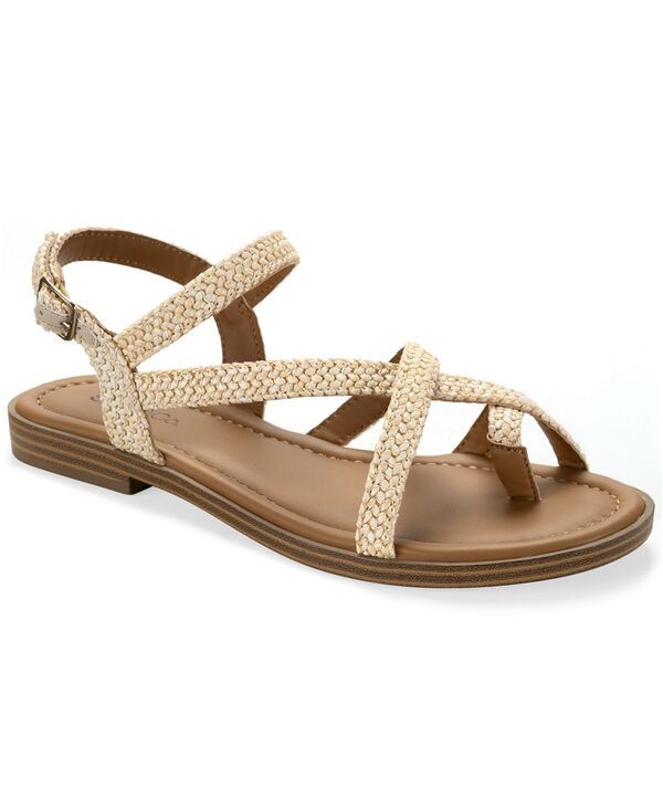 スタイルアンドコー レディース シューズ サンダル Style Co Womens Riverraffia Flat Sandals Cream クリーム