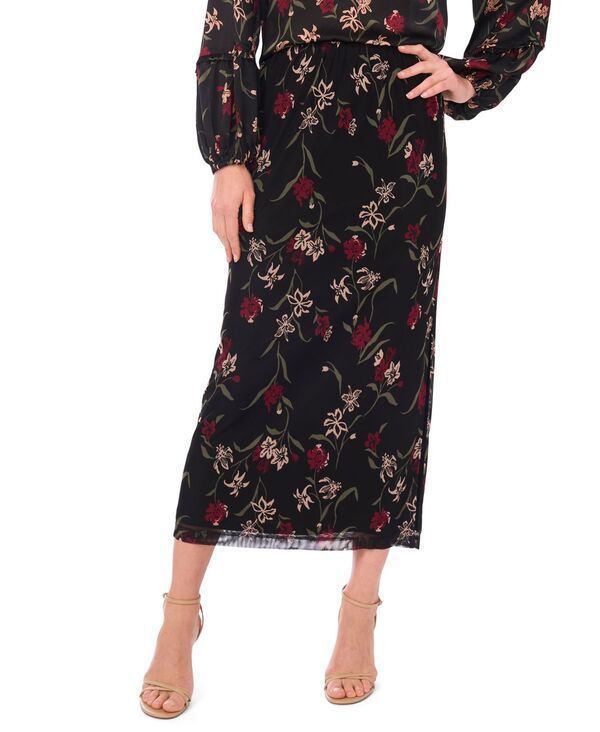 サムアンドジェス レディース ボトムスカート フラワー柄 フラワー Sam Jess Womens Floral Slip Skirt Cordovan