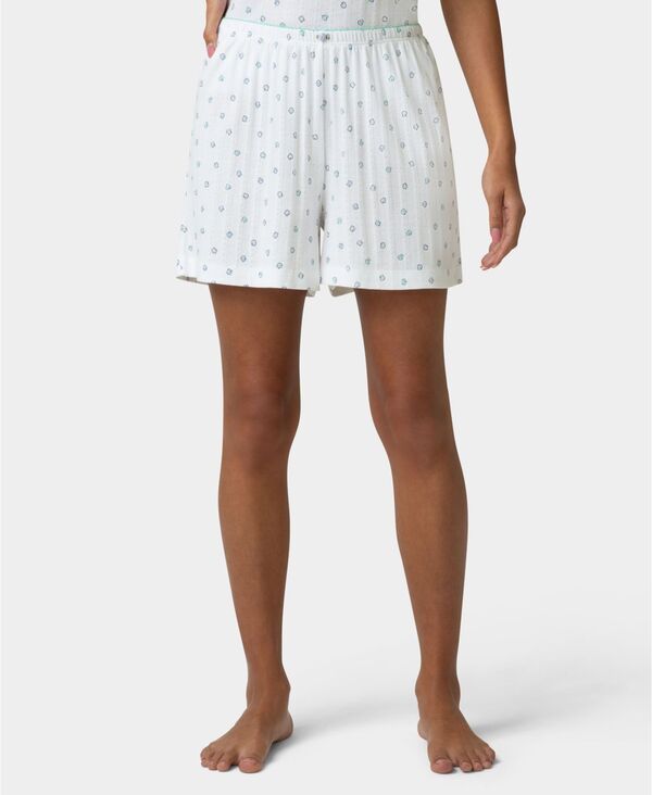 ヒュー レディース アンダーウェア ナイトウェア Hue Womens RelaxedFit Pajamas Boxers Bright White ホワイト