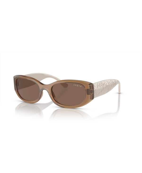 ヴォーグアイウェア レディース アクセサリー サングラス・アイウェア Vogueyewear Womens Rectangle Sunglasses VO5525S Opal Brown ブラウン