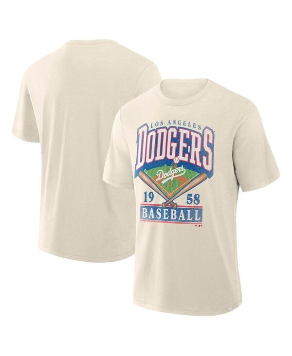 ファナティクス メンズ トップス Tシャツ プリントール Fanatics Mens Profile Cream Los Angeles Dodgers Big Tall Screen PrintSh