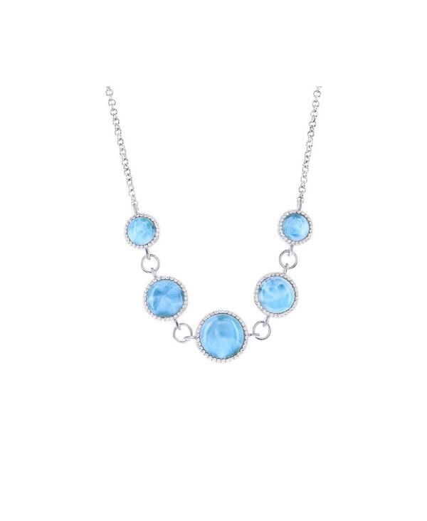 カリビアントレジャーズ レディース アクセサリー ネックレス・チョーカー・ペンダントトップ レース Caribbean Treasuresterling Silver Graduating Round