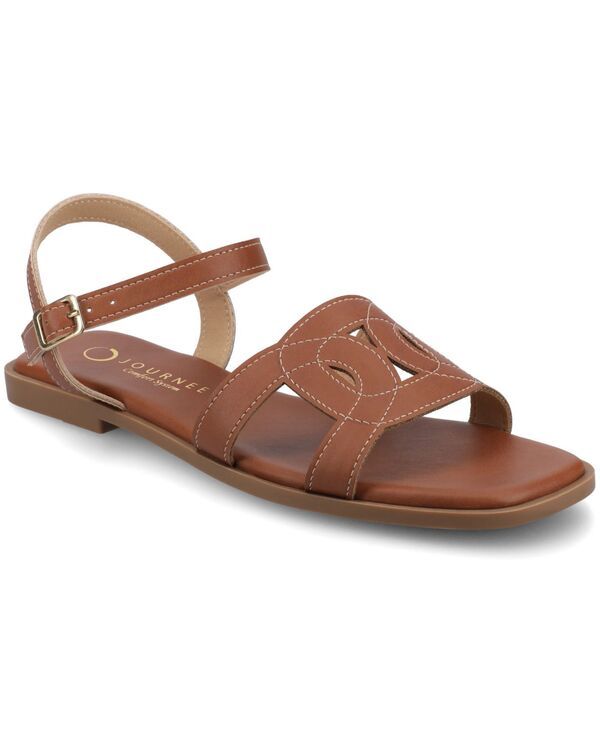 ジュルネ コレクション レディース シューズ サンダル アンクル Journee Collection Womens Bridey Open Toe Ankle Strap Sandals Cogna