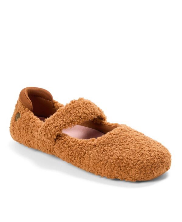 ディアフォームズ レディース シューズ パンプス Dearfoams Womens Haddy Teddy Flat Whiskey