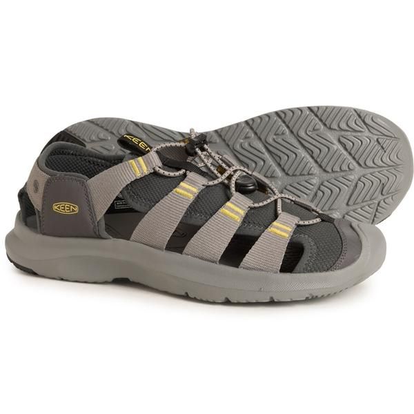 キーン メンズ シューズ サンダル Keen Seanik H2 Sportsandals For Men Steel GreyCream Gold クリーム