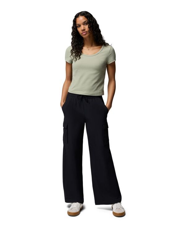 コロンビア レディース ボトムス カジュアルパンツ カーゴパンツ Columbia Womens Pinetown Canyon Cargo Pants Black ブラック