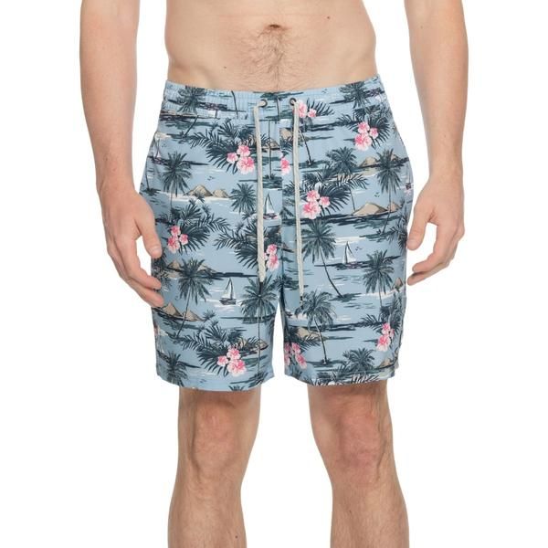 クイックシルバー メンズ 水着 ハーフパンツ・ショーツ ショートパンツ Quik silver Tandem Volley Swim Shorts UPF 50 Airy Blue ブルー