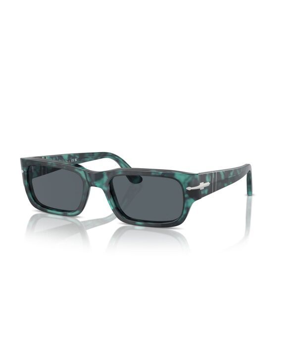 ペルソル レディース アクセサリー サングラス・アイウェア Persol Unisex Rectangle Sunglasses Adrien PO3347S Blue Havana ブルー