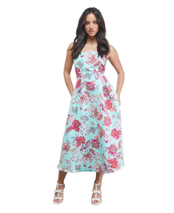 オアシス レディース トップス ワンピース ミディ Oasis Womenstrappy Midi Prom Dress Floral