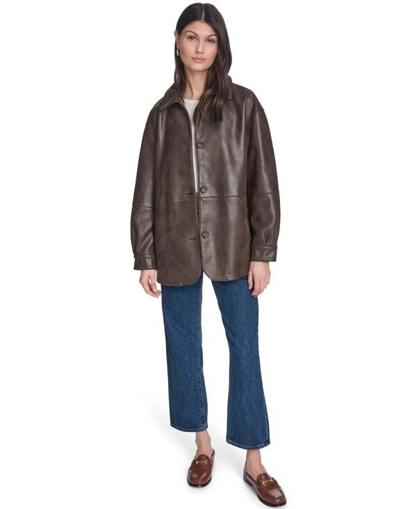 リーバイス レディース アウター ジャケット・ブルゾン ヴィンテージ ブレザー フェイクレザー Levis Womens Faux Leatherelaxed Vintage Look Blazer
