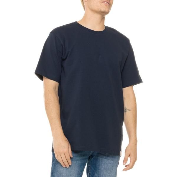 カーハート メンズ トップス Tシャツ リラックスフィット Carhartt 104264 Relaxed Fit HeavyweightShirt Short Sleeve Navy ネイビー